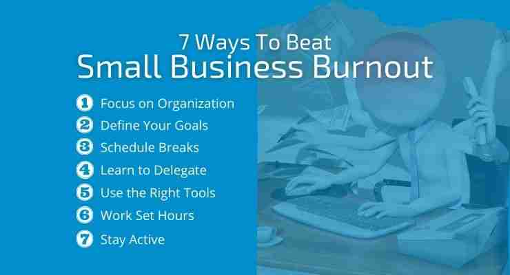 Small Business Burnout: 7 Ways To Beat It Because You Deserve Better 22 Small Business Burnout Infographic