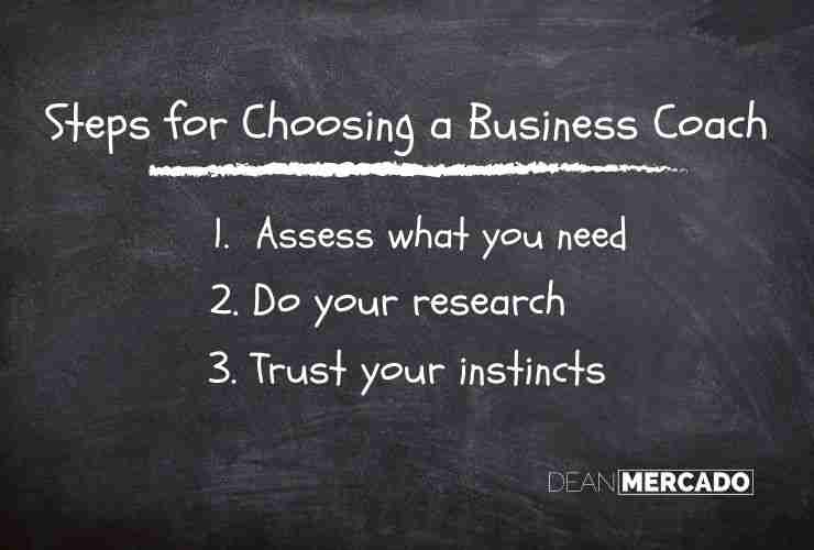 Need a Complete Guide to Choosing a Business Coach? Here's Everything to Know 5 steps for choosing a coach